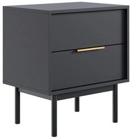 ELI fekete éjjeliszekrény