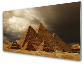 Akrilkép piramisok Architecture 125x50 cm