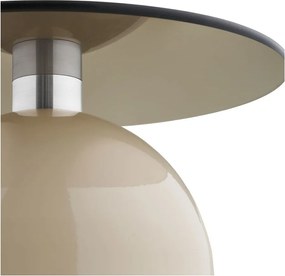 Kerek tárolóasztal üveg asztallappal ø 40 cm Ravello – House Nordic