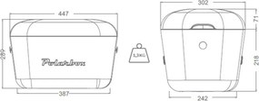 Rózsaszín hűtődoboz 20 l Pop – Polarbox
