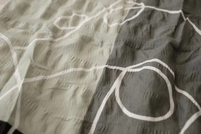 Krepp ágynemű KASPARO BLEND szürke Ágyneműhuzat mérete: 70 x 90 cm | 140 x 200 cm