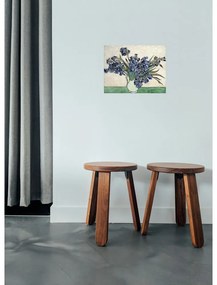 Vincent van Gogh - Irises 2 festményének másolata, 40 x 26 cm