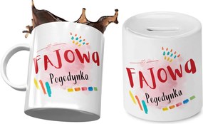 Időjárási bögre persely szett ajándék fényképes nyomtatással