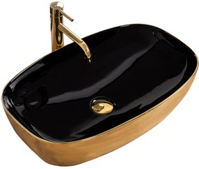 Pultos mosdó Rich Gold/Black