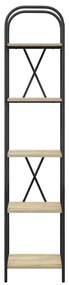 Könyvespolc sonoma tölgy 40 x 30 x 183 cm Faanyag