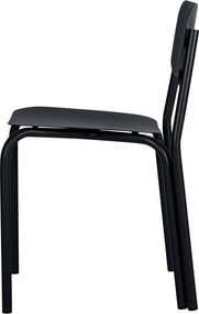 Fekete fém kerti szék Kei – noo.ma