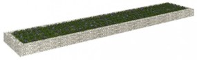 horganyzott acél gabion magaságyás 500 x 100 x 20 cm