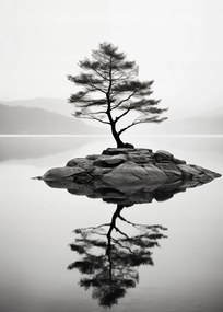 Poszter 50x70cm Magányos fa