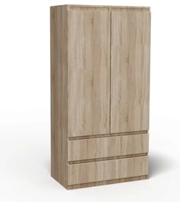 Washington Gardróbszekrény Sonoma 90 cm