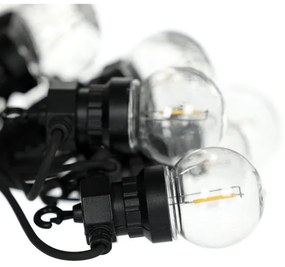 Retlux - LED Kültéri dekoratív lánc GIRLAND G45 10xE27/230V 8m IP44 meleg fehér