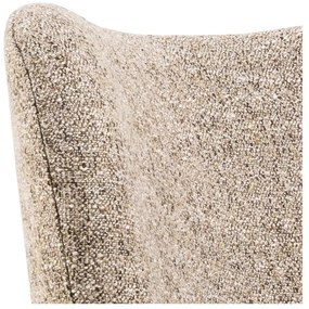 Bézs buklé fotel Elmont – Actona