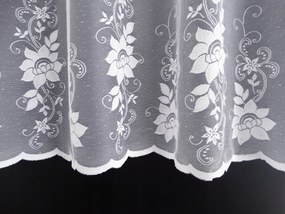 Mg Függöny jacquard 618/413 Fehér 110cm 2,9m