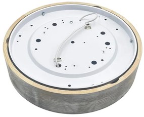 Brilagi - PINO mennyezeti lámpa 2xE27/15W/230V fenyő/ezüst, átm. 37,5 cm