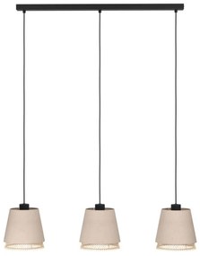 Eglo 43976 - Csillár zsinóron TABLEY 3xE27/40W/230V