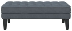 Pad Sötétszürke 113 cm Bársonyos