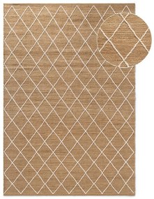 Natúr színű kézi szövésű juta szőnyeg 200x300 cm Kunu – Hanse Home