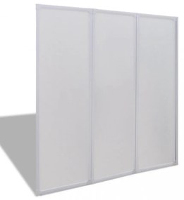 Zuhany kádparaván Fal 117 x 120 cm 3 panelek összecsukható