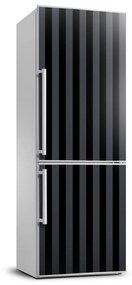 Matrica hűtőre Fekete és szürke csíkos FridgeStick-70x190-f-65387785