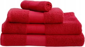 Frottír törölköző Pamut 450g 50 Szín Towel 30X50 Piros