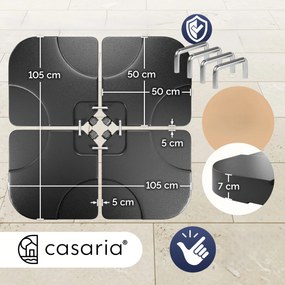 Deuba Súly készlet napernyőhöz 4 db - antracit