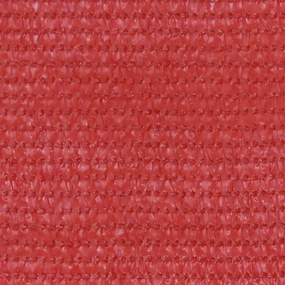 piros HDPE erkélytakaró 120 x 500 cm