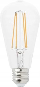 Dekoratív Led izzó Faro filament E27 4W 2700K ST64, meleg fehér