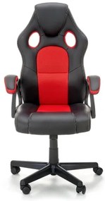 KENU irodai szék, fekete/piros
