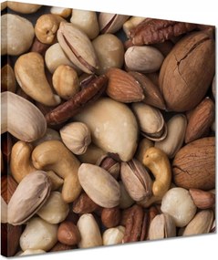 Vászonkép 30x30 Keverék dió mix