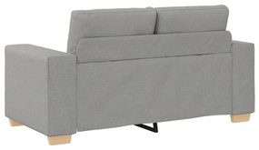 felhőszürke szövet loveseat kanapé 120 cm