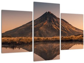 A Mount Taranaki visszaverődése, Új-Zéland (90x60 cm)