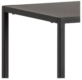 Fekete fém könyvespolc 80x86 cm Newcastle – Actona