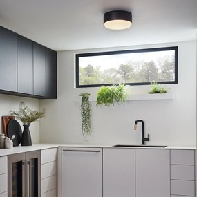 Hinkley lighting modern mennyezeti lámpa cedric fekete opál elshk-cedric-f-s-bk