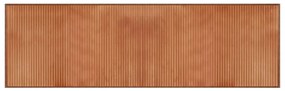 négyszögletű barna bambusz szőnyeg 60 x 200 cm