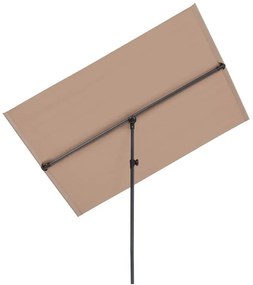 Flex-Shade L, napernyő, 130 x 180 cm, poliészter, UV 50, szürkésbarna