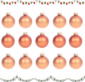 Üveg Barna Matt És Fényes Bombák Karácsonyfa Medálok 15db