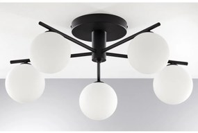 Jupiter 2049 - Felületre szerelhető csillár PRATO 5xG9/14W/230V fekete/fehér