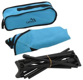 Összecsukható kempingszék kék 63 cm