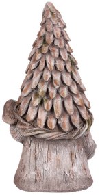 Kerti dekoráció törpe Gomba, szürke, 25 x 19 x 49cm