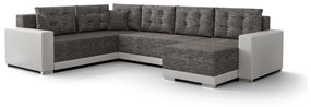 U alakú sarokkanapé Odyssey 3 (szürke + fehér) (B). 1057344