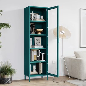 LUIGI vitrin, 500 x 1800 x 350 mm, Modern: tengerkék