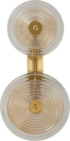 Aranyszínű üveg fali lámpa Venice – Mauro Ferretti