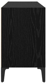 vidaXL TV szekrény garnitúra Fekete 69,5 x 30 x 50 cm Faanyag