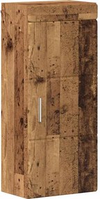 vidaXL Fürdőszobai faliszekrény TULUM Öreg fa 37 x 24,5 x 86 cm