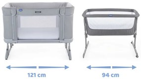 Chicco - Bölcső 3in1 3v1 NEXT2ME FOREVER söt. szürke