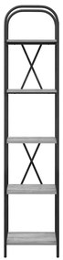 Könyvespolc Szürke sonoma 40 x 30 x 183 cm Faanyag