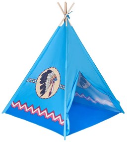 Gyermek indián sátor teepee PlayTo kék