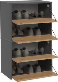 Modo X2 komód, antracit-tölgy