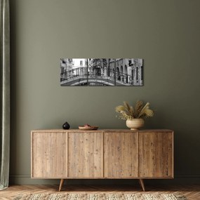 Kép - Velencére néző kilátás (órával) (90x30 cm)
