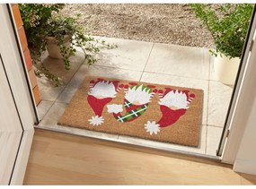 Kókuszrost lábtörlő karácsonyi mintával 45x75 cm – Hanse Home