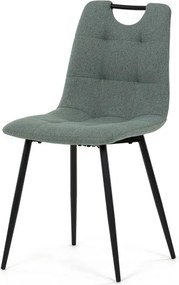 Étkezőszék, zöld, szövet, DCL-V2017 GRN2